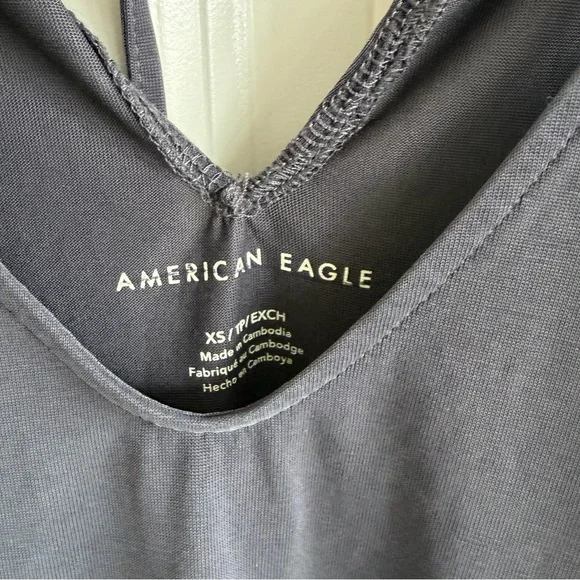 American Eagle Soft Gray Tank Top Size XS - Picture 2 of 6